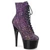 Pleaser - ADORE1020OMBG Bottes de plateforme, Pole dance chaussures - Chaussures de pole dance - Noir/Violet Product image